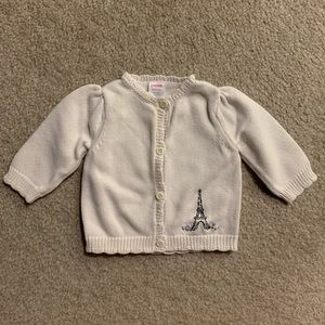 Gymboree baby girl button down sweater cardigan